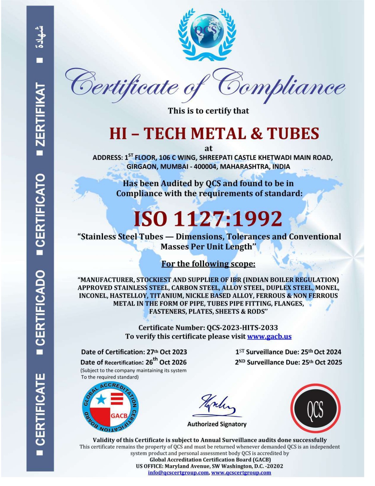 ISO 1127 1992