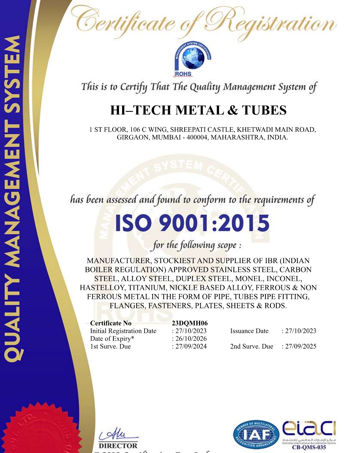 ISO 9001 2015